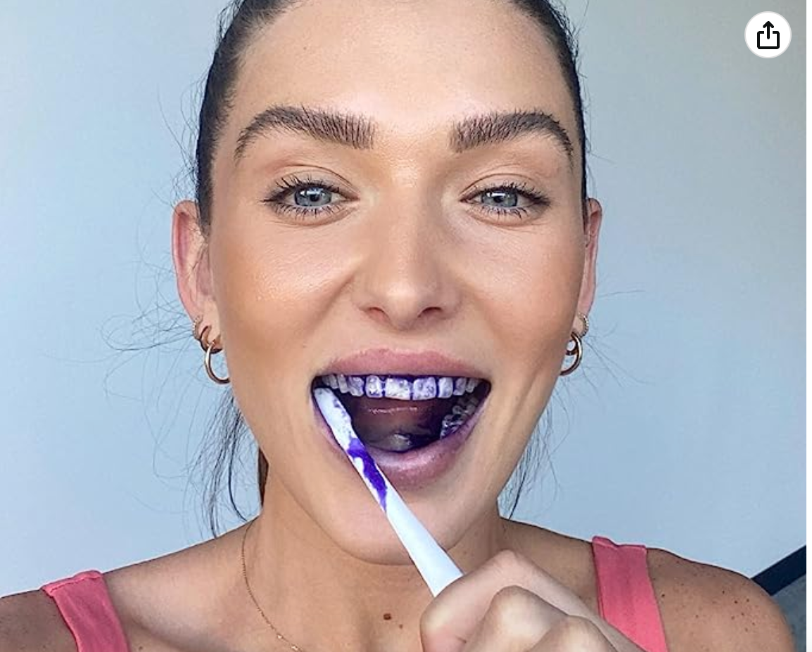 V34 ULTRA-WHITENING PURPLE TOOTHPASTE